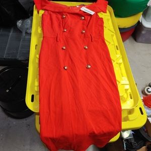 CBR Red Dress NWT